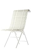 sudare by nendo produced for PATIO PETITE テラス、ベランダ用家具 sudare ハイバックチェア ホワイト×クールグレイ 635514