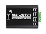Waveshare 工業グレードCAN/CAN FDバスデータアナライザ、USB to CAN FDアダプター、CAN/CAN FDバス通信インターフェースカード、CAN/CAN FDプロトコルデータアナライザー、WindowsとLinux対応