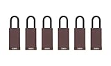 ABUSロック19664 74lb / KDブラウン6 /パック40 ABUS plastic-covered安全南京錠74シリーズ