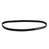 uxcell タイミングベルト ゴム材質 3 m 173歯 519mm周長 10mm幅 ブラック