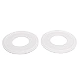 uxcell Oリング シリコンゴム トライク ランプ管用継手 フェルール 25mm PTFE 2個