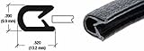 75000317 C – CRLブラックquickedgeâ ®標準ダブルリップquickedgeâ ®トリムfor 1 / 32 " to 1 / 8 "