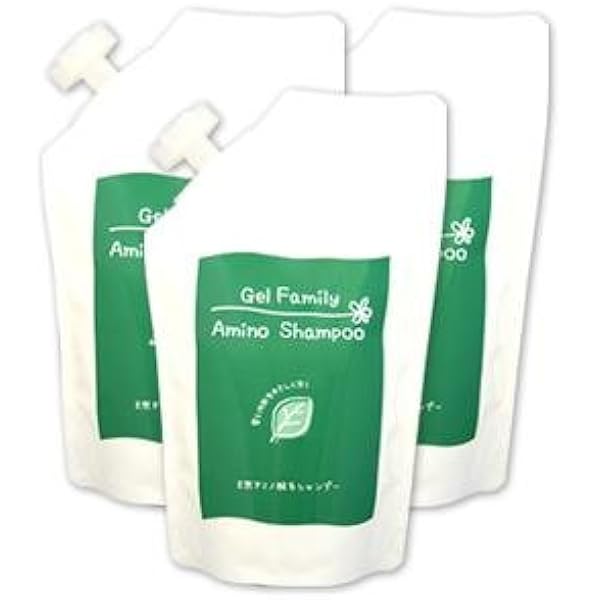 ゲルファミリー アミノシャンプー 詰替用500ml×3個セット Amazon | ゲルファミリー アミノシャンプー 詰替用500ml×3個セット