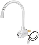 T&S Brass 5EF-1D-WG Wall Mount Swivel Gooseneck Equip Sensor Faucet by T&S Brass