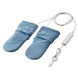 エレコム ハンドウォーマー 手袋 レッグウォーマー 2WAY 電熱 USB給電式 45×26cm 3段階温度調整 最大約47℃ 温めタイマー機能付 スモークネイビー HCW-RO02NV