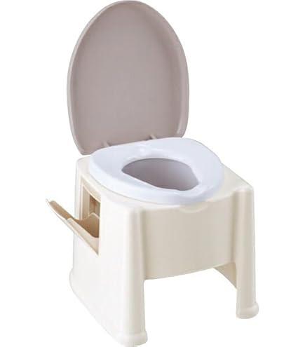 Amazon.co.jp: アロン化成 安寿 背付ポータブルトイレ 楽立AD : Health