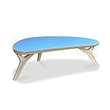 こたつ coucouクク 変型 120cm 幅120cm 奥行60cm 高さ38.5cm シャーベットブルー 楕円 座卓 コタツ 暖房テーブル 洋室 和室に合う炬燵 家具調コタツ 北欧風ジャパニーズデザイン リビングテーブル 和ジャパニーズ