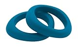 Jellystone Organic shaped teething bangle - Teal Coloured by Jellystone Designs