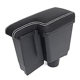 TOKUTOYO(トクトヨ) 専用設計 トヨタ対応 アクア NHP10･10H 多機能 コンソールボックス AQUA アームレスト 収納 BOX 肘掛け ホワイト線