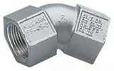 Killark ff-45 – 2メスtoメス45 ° 3 / 4 " Aluminumエルボ