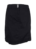 カレン・スコット・Womens PlusソリッドボタンフライSkort カラー: ブラック