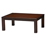 家具調こたつテーブル 本体 【長方形 幅105cm】 ブラウン 『KIKYOU』 木製 継ぎ足付き 桔梗105BR