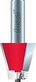 Freud 85-171 10-Degree by 1-1/4-Inch Height Bevel Bowl Router Bit with 1/2-Inch Shank for Avonite, C