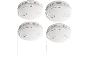 パナソニック(Panasonic) 住宅用火災警報器 けむり当番 薄型2種 お得な4個セット(電池式・移報接点なし)(警報音・音声警報機能付) SHK38455*4 クールホワイト