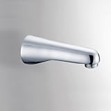 水栓部品 バスルーム用シャワー用品 パイプ継手カプラ 蛇口 水栓 真鍮製 シルバー（ラウンド）