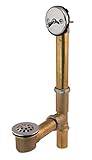 Americanバルブtd5crtl Bath Drain 1 – 1 / 2インチTripレバー真鍮トリム、クローム