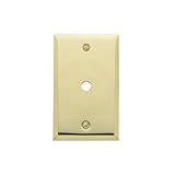 Baldwin 4764.030.CD Classic Square Beveled Edge Cable Cover, Polished Brass - Lacquered [並行輸入品]
