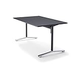 コクヨ   ミーティングテーブル DAYS OFFICE FLIP TOP XY-TFT158FPMCB 幅150×奥行80CM 天板グレイント