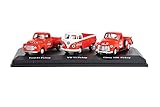 コカ・コーラ クラシックピックアップセット レッド モーターシティクラシックス 472100 1/72スケール ダイキャストモデル トイカー