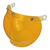 [リード工業] バイク用ヘルメットシールド CR-760 / CR-761 / BC-9 / BC-10 / QP-1 / QP-2用 オレンジ UVカット加工 高強度シールド BC-9S