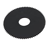 uxcell　ソー スライス　カッティングソー　72歯　木工　ブラック　60mmx2mm