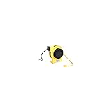 Woodhead 990-3000 Cord Reel With Accessory, Standard Duty, 4 Outlets, 14/3 SJTOW Cable Type, 45ft Co