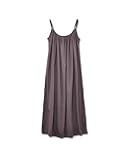 [アンドイット] and it_　ベーシックギャザーコットンキャミマキシ ワンピース [ M/43.パープルグレー ]