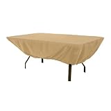Classic Accessories 58242 Terrazzo Rectangular/Oval Patio Table Cover [並行輸入品]