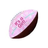 It's A Girl Football Birth Announcement New Baby Shower/Keepsake/Christening/Baby by Special Day Spo