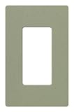Lutron sc-1-gb Claro single-gang Wallplate Greenbriarカラー: Greenbriarモデル: sc-1-gb (ハードウェア&ツールストア)