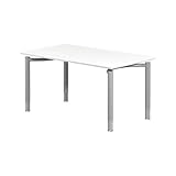 Garage パソコンデスク テーブル fantoni ME 高さ調節タイプ 53-1S54 幅140cm 奥行き80cm 高さ調節62〜82cm [デザインデスク PCテーブル PCデスク デスク 机 テーブル 事務デスク オフィスデスク