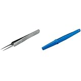 『ピンセット P-873』と『導電性ピンセットグリップ P-845』のセット