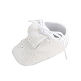 Tonsee 可愛い ベビー シューズ タッセル付き ファーストシューズ 柔らか 幼児の靴 アンチスリップ (11CM, ホワイト)