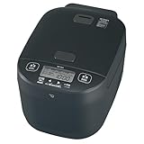 【Amazon.co.jp限定】象印 炊飯器 1升（10合) 極め炊き 圧力IHタイプ 日本製 毎回のお手入れ点数2点 スレートブラック N