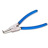 SPEEDWOX スナップリングプライヤー cリングプライヤー 軸用 曲爪 握ると先端が開く 90度 ベント 先端径1.7mm リング使用範囲10-28mm 全長約165mm バネ付 固定式 精密作業