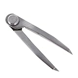 【ノーブランド品】 スチール製　キャリパー　カリパス　外パス　フラット足　定規工具　分周器　レイアウト作業　7サイズ選べ - ＃３