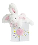 Doudou et Compagnie DC2820 Coucou Doucou Pink Rabbit Plush Toy by Doudou et Compagnie