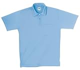 SOWA(ソーワ) 半袖ポロシャツ(胸ポケット有り) サックス 4Lサイズ 50127