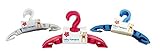 Small Baby Coat Hangers Kids Clothes Childrens Hanger Slim Plastic x 30 by Little Stars