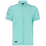 [オークリー] 半袖シャツ SKULL DOUBLE BRASSARD SHIRTS メンズ AQUA GREEN US S (日本サイズM相当)