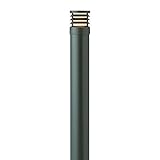 タカショー　ポールライト（100V)　スタイルポールライト　15型 ルーバー　HFD-D49C　●71688300　【エクステリア照明 ライト】 チャコールグリーン