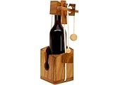 BSIRI楽しい ワイン ギフト ゲーム ボトル パズル ワイン 愛好家 用 頭を使う パズル 大人用 750 Ml と合う