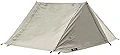 FIELDOOR ツーポールテント270 【TC カーキ】 ポリコットン 難燃 焚き火 遮光 撥水 2段階高さ調節 110cm/100cm オールシーズン対応 インナーテント付属 ミリ�タリー ソロキャンプ ツーリング ソロテント 簡単設営