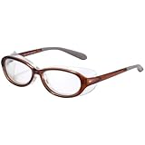 アックス アイガード アイキュア 花粉対策メガネ ブラウン EC-101J