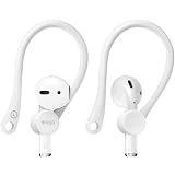 【elago】 AirPods 対応 イヤーフック イヤホン 落下防止 アクセサリー イヤーピース イヤフォン ホルダー [ Apple AirPods1 / AirPods2 Wireless Charging Case エアーポッズ 対応 ] EAR HOOK ホワイト