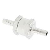 B Blesiya ワンウェイバルブチェック　高品質のNBRゴム＋アルミニウム合金　ノン リターン　燃料ライン　油　ガソリン　6mm