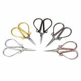 1PC Floral Scissors Stainless Steel European Vintage Sewing Shears DIY Tools