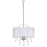 Safavieh Lighting Collection Concerta Chrome 49.25-inch Pendant Light by Safavieh