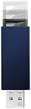 IO DATA(アイオーデータ) USB 3.1 Gen 1(USB 3.0)/2.0対応 USBメモリー 64GB ブルー U3-PSH64G/B