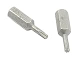 Forney 70860 Insert Bit Torx with 1/4-Inch Hex Drive, T10-by-1-Inch, 2-Pack by Forney